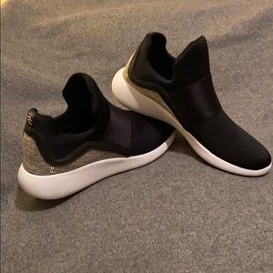 Donna Karan ‘Cory’ slip on sneaker Black metallic